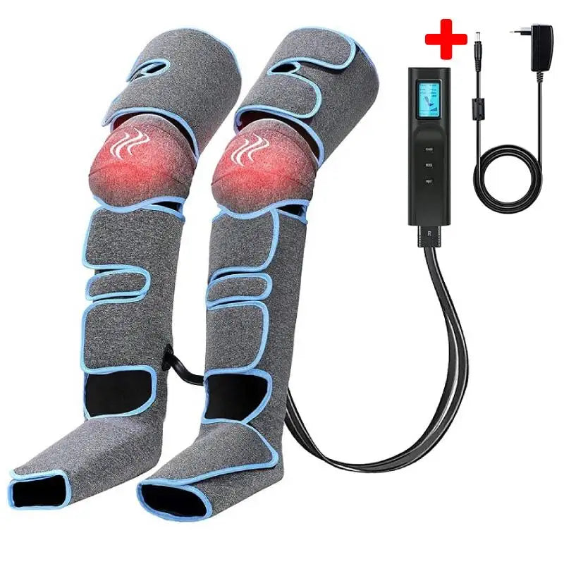 Foot air pressure leg massager