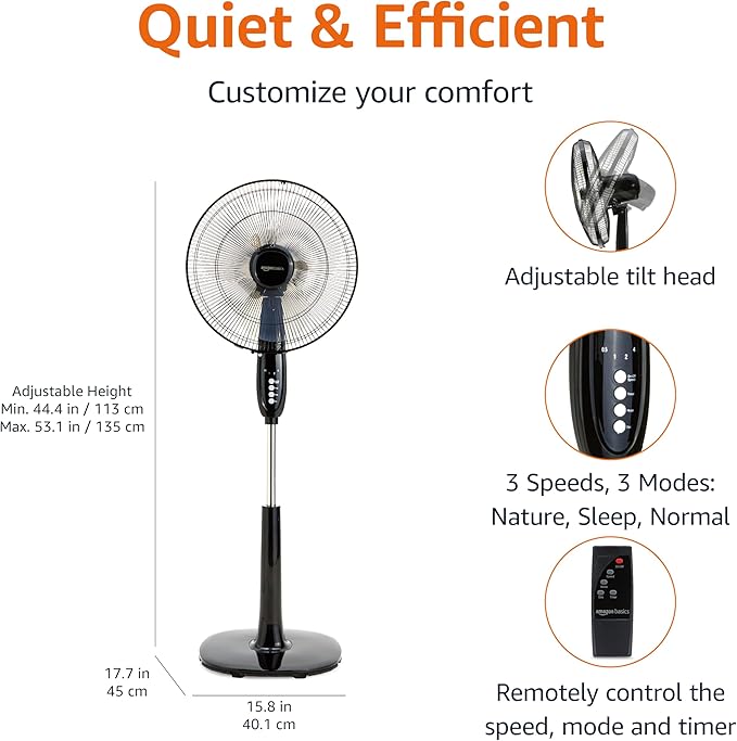 Pedestal Floor Fan
