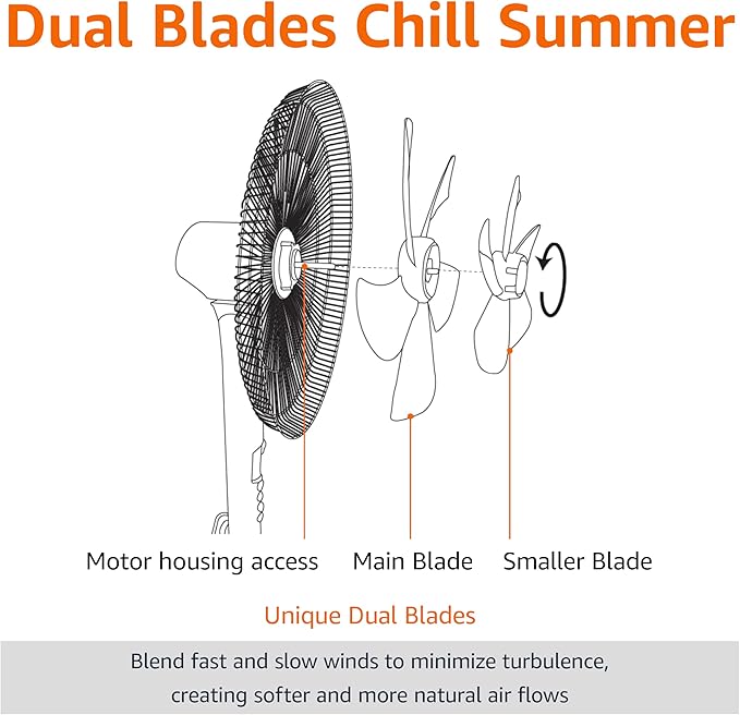 Pedestal Floor Fan