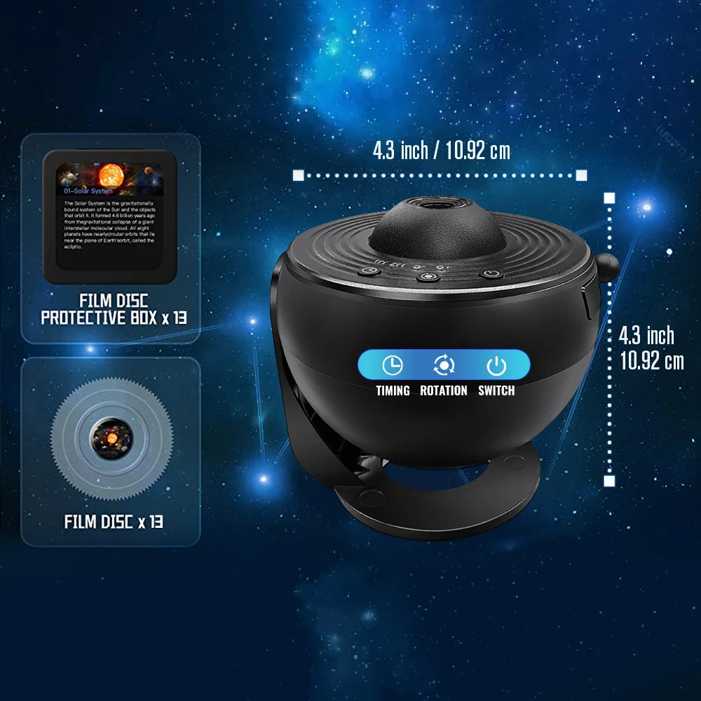 Night Light Galaxy Projector