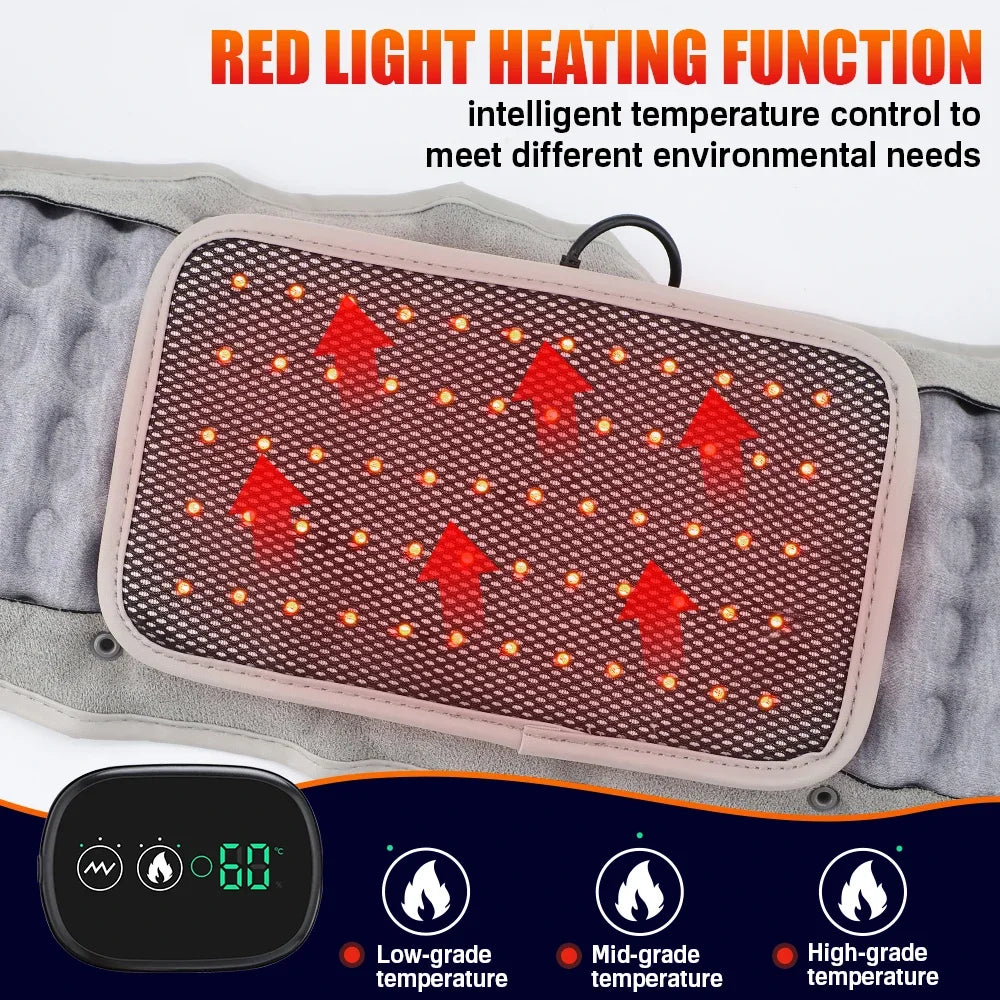 Electric Heating Waist Vibration Massage Belt