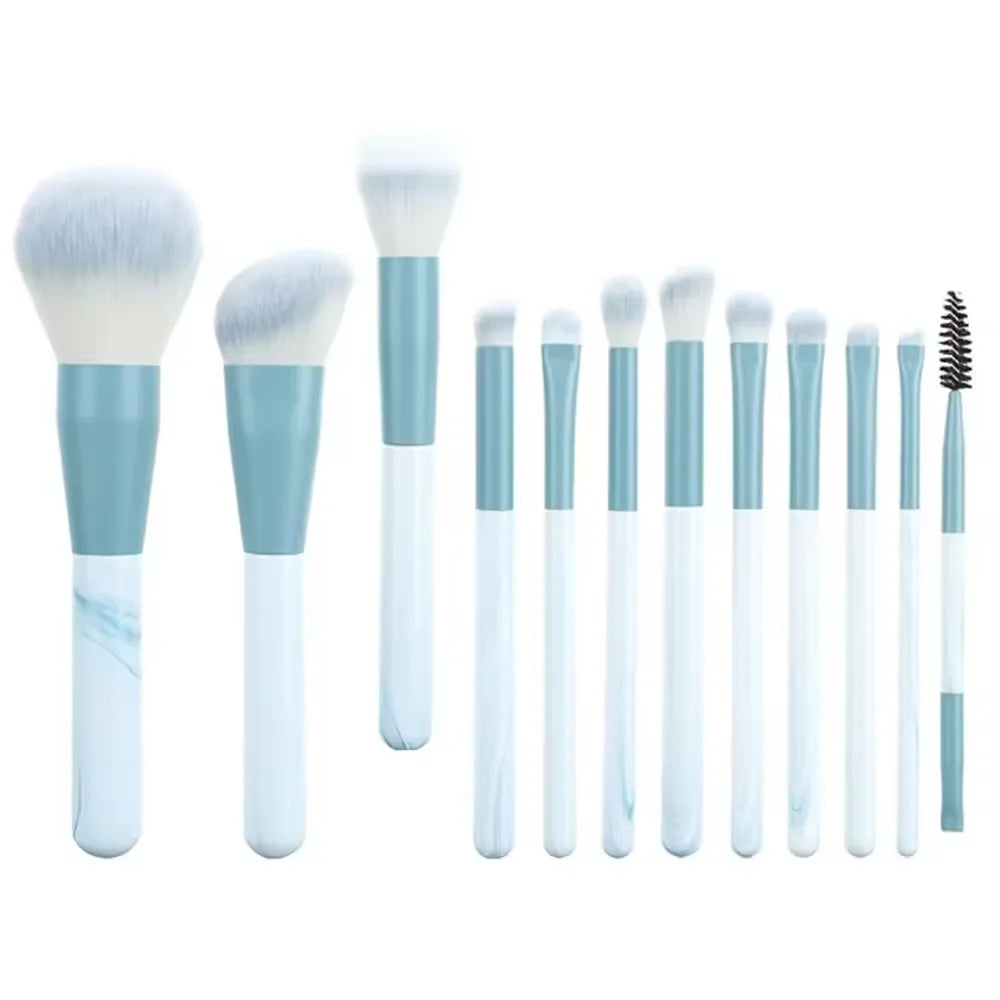 13 PCS Colorful Makeup Brush Set Eye Shadow Foundation Women's Makeup Brushes Eye Shadow Brushes