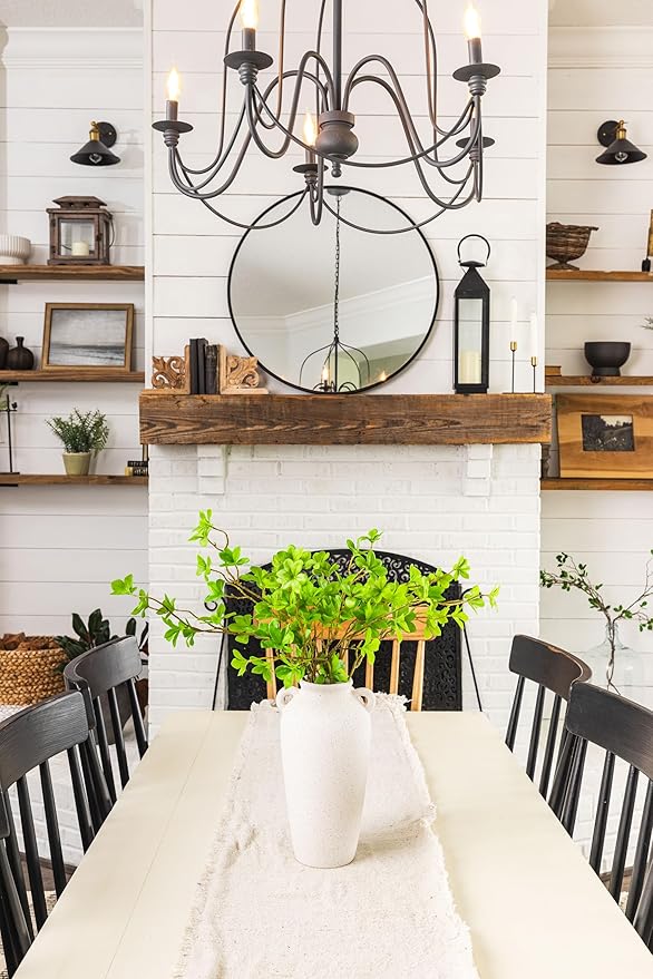 Tall White Ceramic Vase